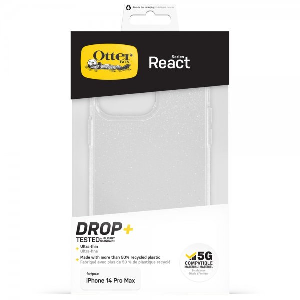 Otterbox iPhone 14 Pro Max Deksel React Stardust