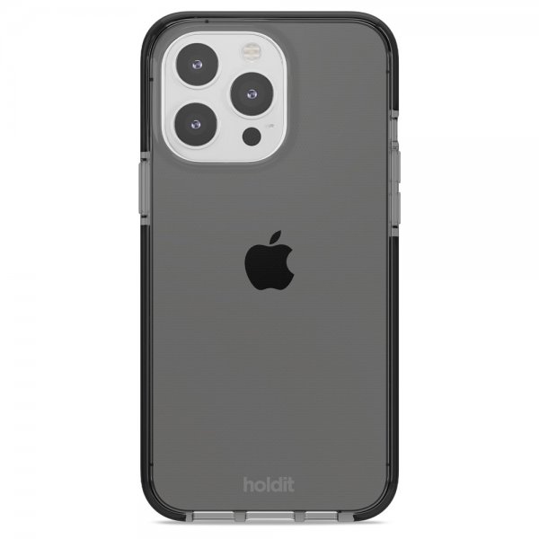 holdit iPhone 14 Pro Max Deksel Seethru Svart