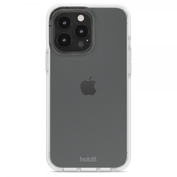 holdit iPhone 14 Pro Max Deksel Seethru White