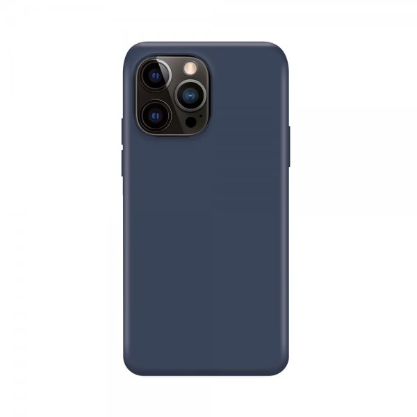 Xqisit iPhone 14 Pro Max Deksel Silicone Case Lyseblå