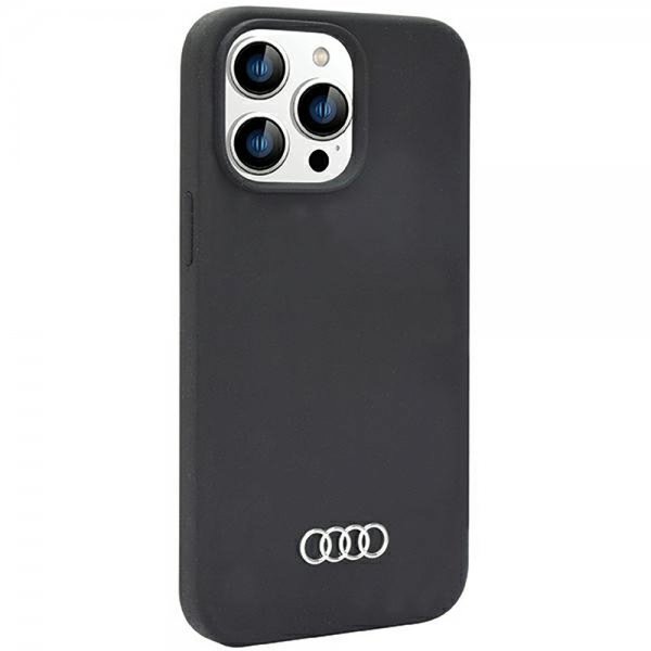 Audi iPhone 14 Pro Max Deksel Silikoni Svart