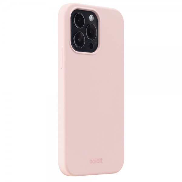 holdit iPhone 14 Pro Max Deksel Silikon Blush Pink