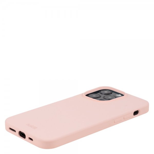holdit iPhone 14 Pro Max Deksel Silikon Blush Pink