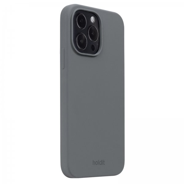 holdit iPhone 14 Pro Max Deksel Silikon Space Gray