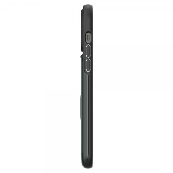 Spigen iPhone 14 Pro Max Deksel Slim Armor CS Abyss Green