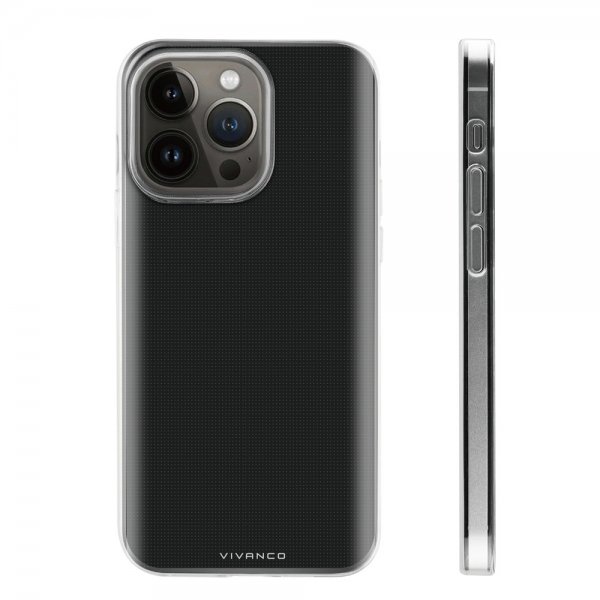 Vivanco iPhone 14 Pro Max Deksel Slim TPU Transparent