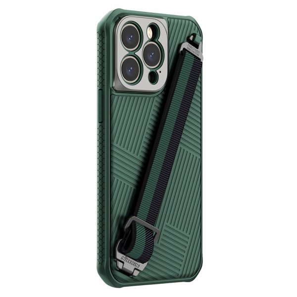 Nillkin iPhone 14 Pro Max Deksel Strap Case Grønn