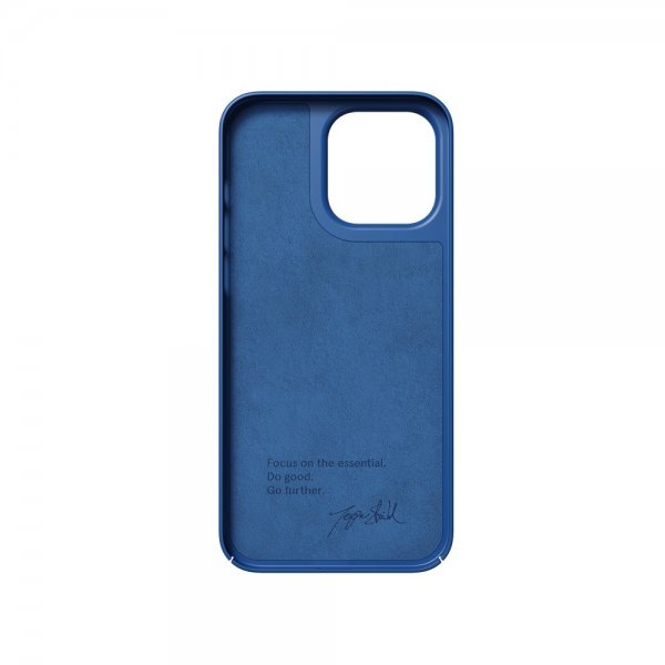 Nudient iPhone 14 Pro Max Deksel Thin Case Blueprint Blue