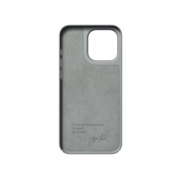 Nudient iPhone 14 Pro Max Deksel Thin Case MagSafe Concrete Grey