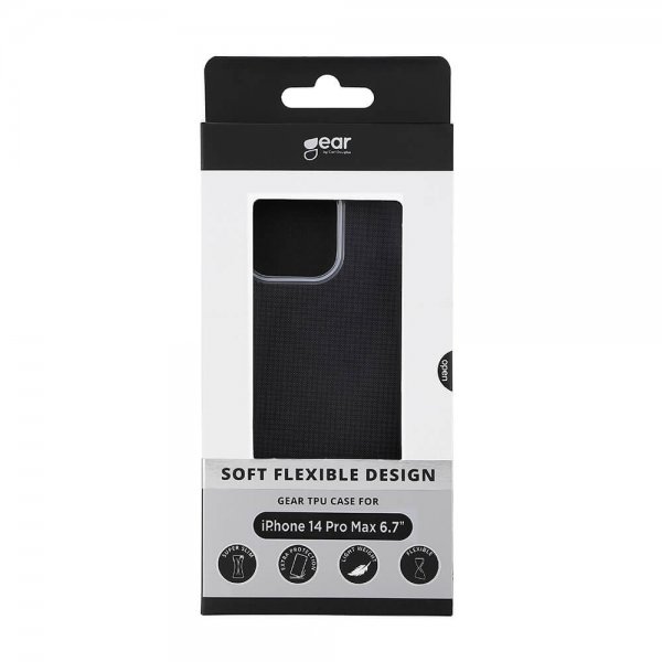 Gear iPhone 14 Pro Max Deksel TPU Case Transparent