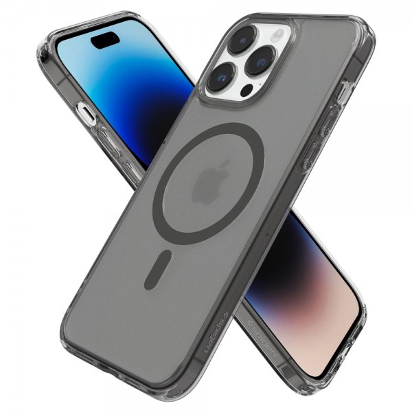 Spigen iPhone 14 Pro Max Deksel Ultra Hybrid MagFit Frost Black