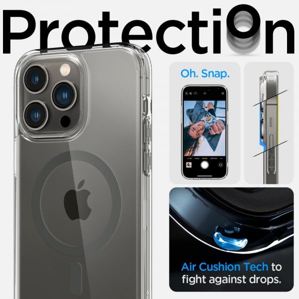 Spigen iPhone 14 Pro Max Deksel Ultra Hybrid MagFit Graphite