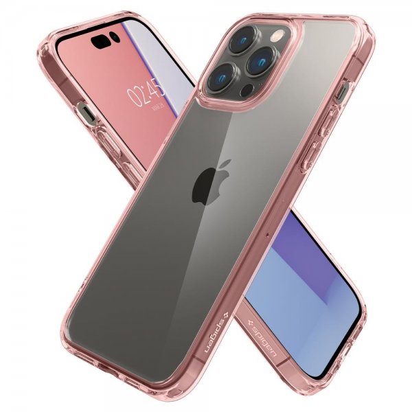 Spigen iPhone 14 Pro Max Deksel Ultra Hybrid Rose Crystal