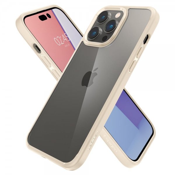 Spigen iPhone 14 Pro Max Deksel Ultra Hybrid Sand Beige