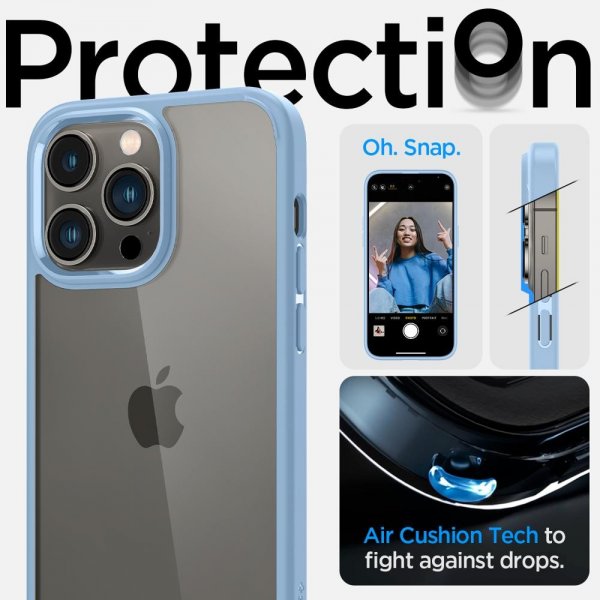 Spigen iPhone 14 Pro Max Deksel Ultra Hybrid Sierra Blue