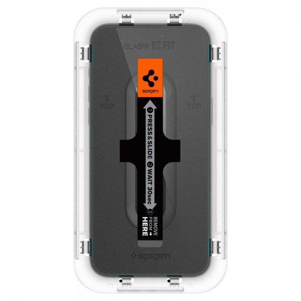 Spigen iPhone 14 Pro Max Skjermbeskytter GLAS.tR EZ Fit 2-pakning