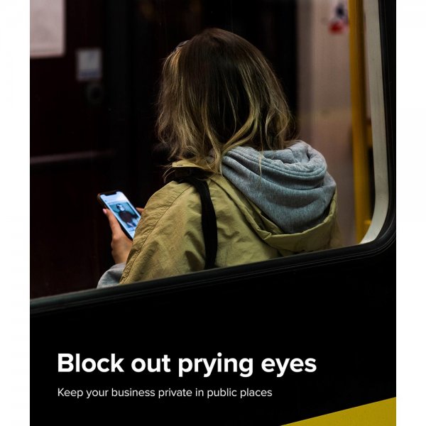 Ringke iPhone 14 Pro Max Skjermbeskytter Privacy Glass