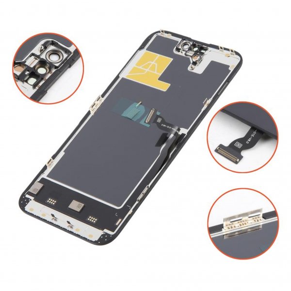iPhone 14 Pro Max Soft OLED Display High Quality Black (DD brand)