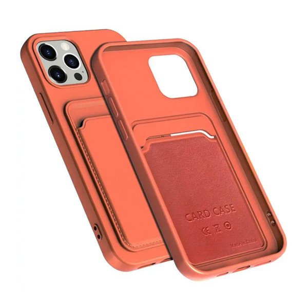 iPhone 14 Pro Deksel Kortholder Oransje