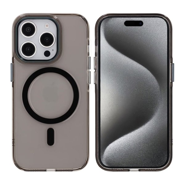 Rvelon iPhone 14 Pro Deksel TPU MagSafe Svart