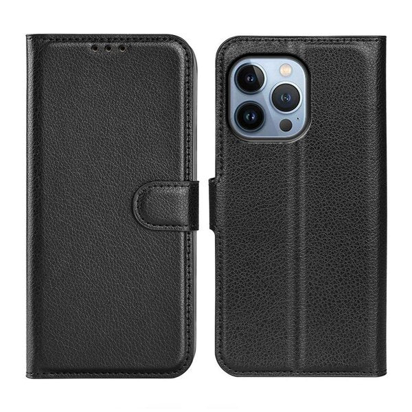 iPhone 14 Pro Etui med Stativ Svart