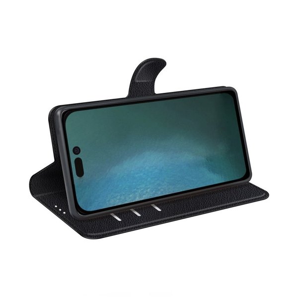 iPhone 14 Pro Etui med Stativ Svart