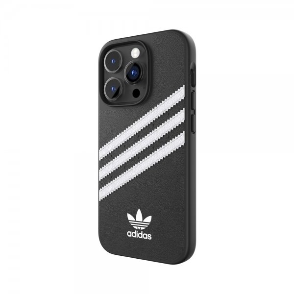 Adidas iPhone 14 Pro Deksel 3 Stripes Snap Case Svart Hvit