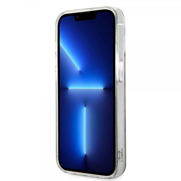 Guess iPhone 14 Pro Deksel 4G Pattern MagSafe Brun