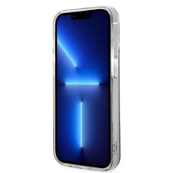 Guess iPhone 14 Pro Deksel 4G Pattern MagSafe Svart