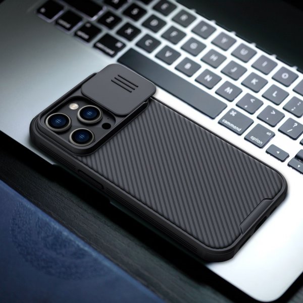 Nillkin iPhone 14 Pro Deksel CamShield Pro Svart