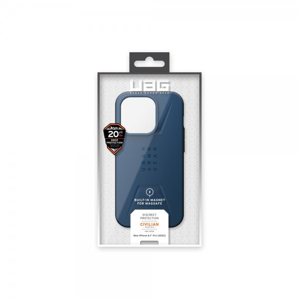 Urban Armor Gear (UAG) iPhone 14 Pro Deksel Civilian MagSafe Mallard