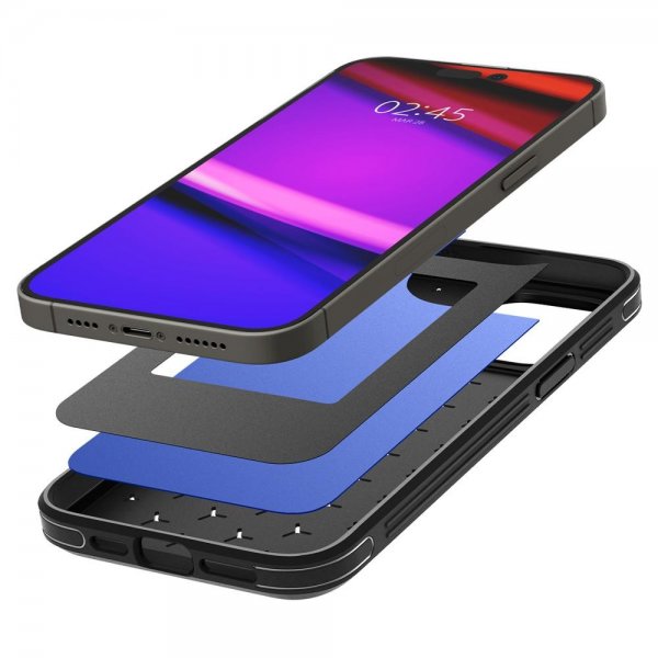 Spigen iPhone 14 Pro Deksel Cryo Armor Matte Black