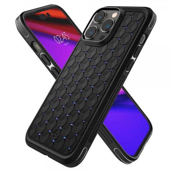 Spigen iPhone 14 Pro Deksel Cryo Armor Matte Black