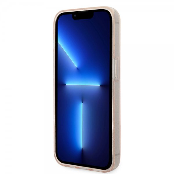 Guess iPhone 14 Pro Deksel Full Glitter Gull