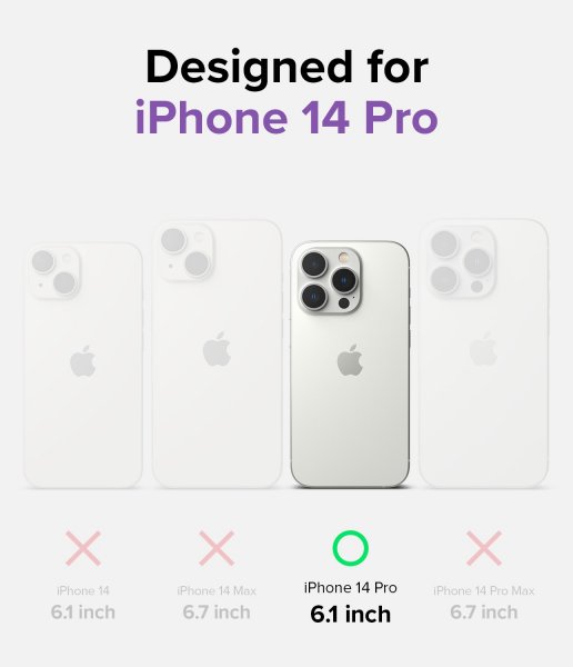 Ringke iPhone 14 Pro Deksel Fusion Matte Clear
