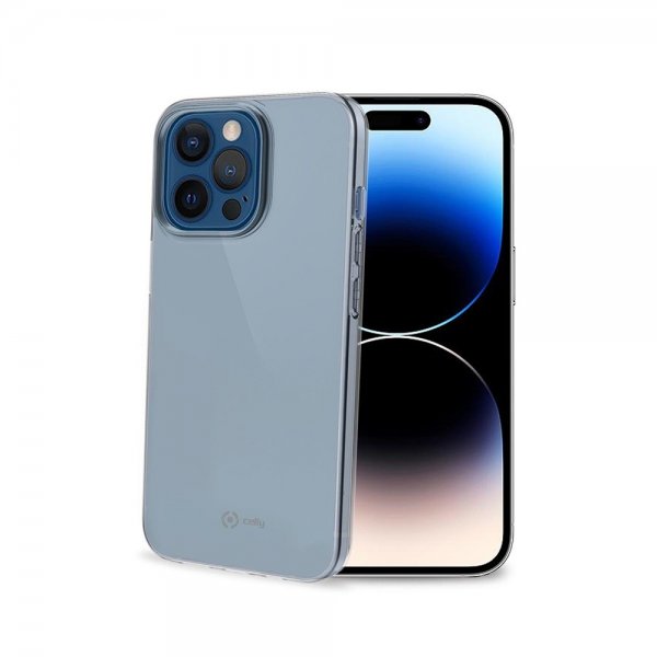 Celly iPhone 14 Pro Deksel GELSKIN Klar