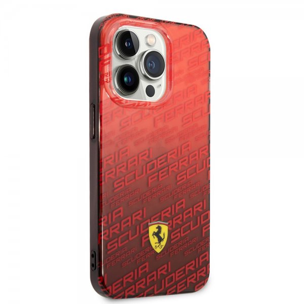Ferrari iPhone 14 Pro Deksel Gradient Scuderia Rød