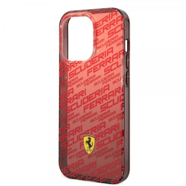 Ferrari iPhone 14 Pro Deksel Gradient Scuderia Rød