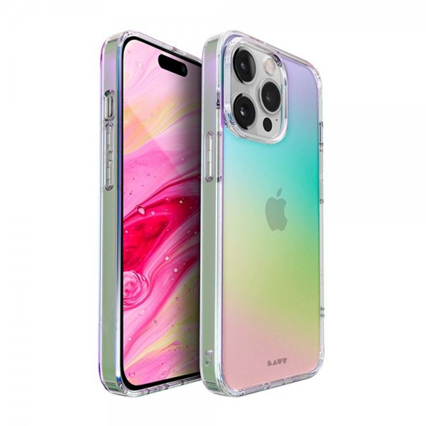 LAUT iPhone 14 Pro Deksel Holo Pearl