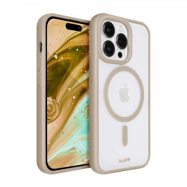 LAUT iPhone 14 Pro Deksel Huex Protect MagSafe Sand