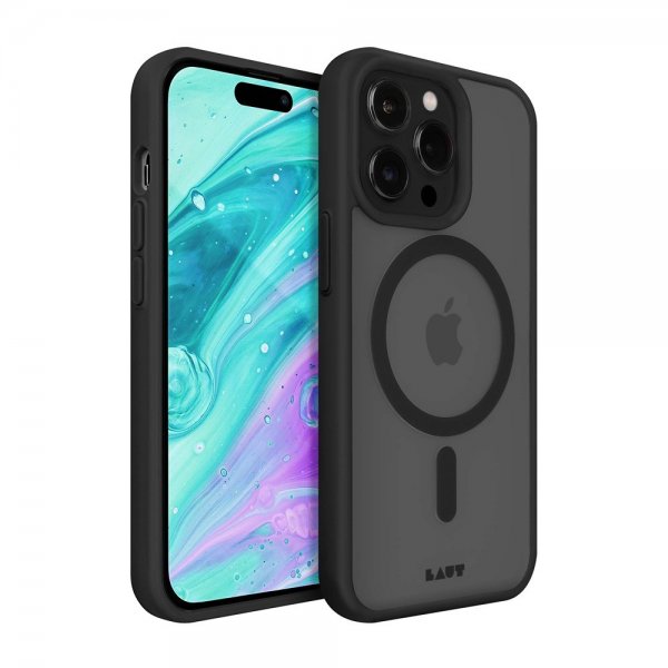LAUT iPhone 14 Pro Deksel Huex Protect MagSafe Svart