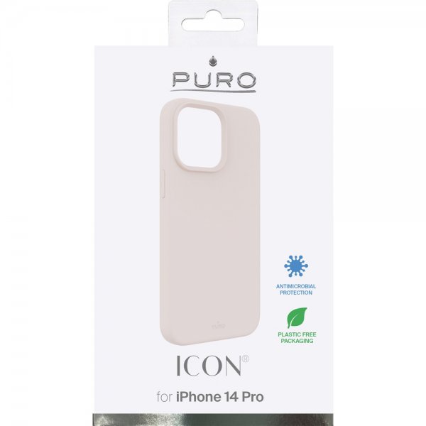 Puro iPhone 14 Pro Deksel Icon Rosa