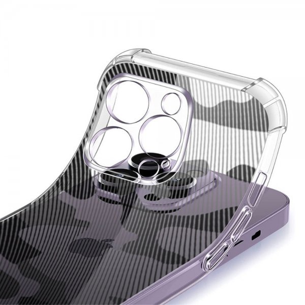 iPhone 14 Pro Deksel Kamuflasje Svart