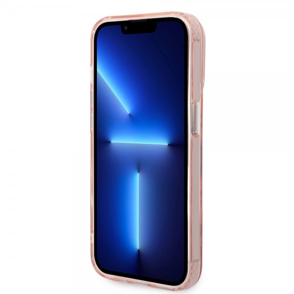 Karl Lagerfeld iPhone 14 Pro Deksel Karl & Choupette MagSafe Rosa