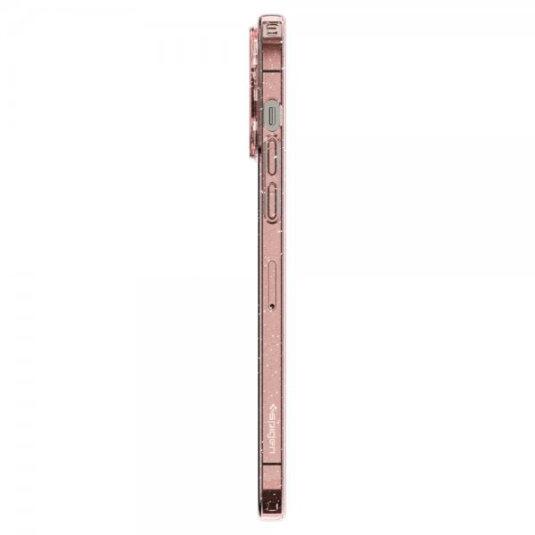 Spigen iPhone 14 Pro Deksel Liquid Crystal Glitter Rose Quartz