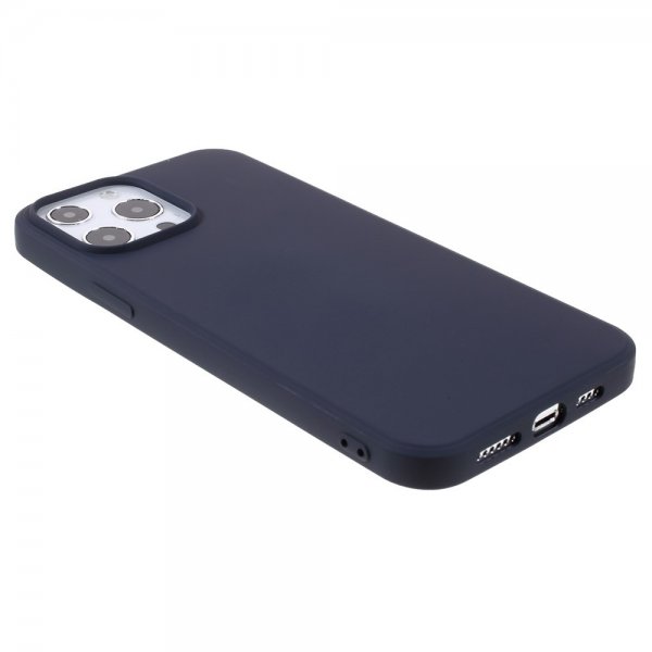 X-Level iPhone 14 Pro Deksel Liquid Silicone Mørkeblå