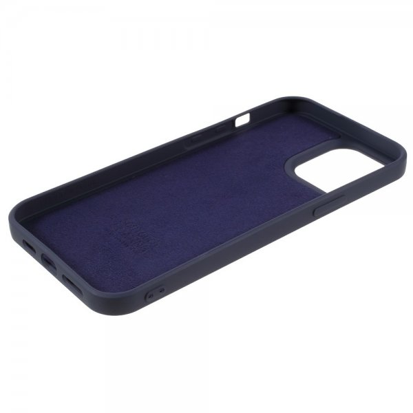 X-Level iPhone 14 Pro Deksel Liquid Silicone Mørkeblå
