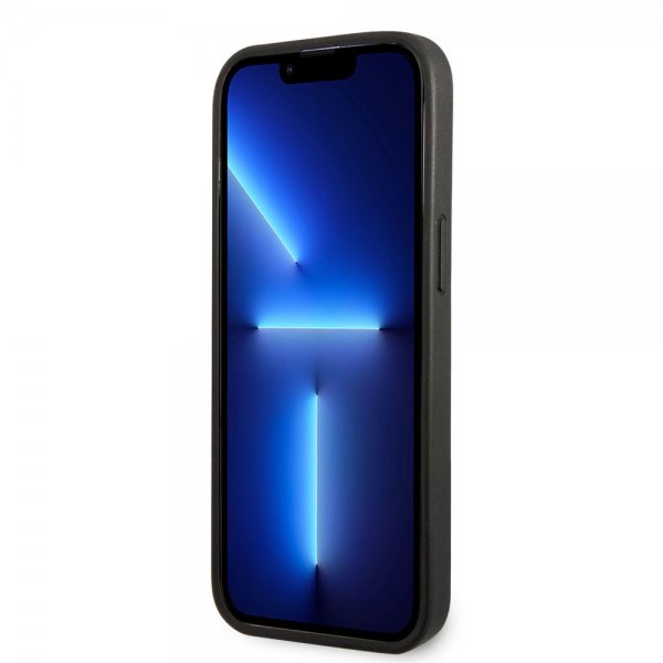 Ferrari iPhone 14 Pro Deksel Logo Perforert Rød