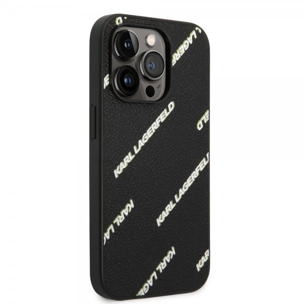Karl Lagerfeld iPhone 14 Pro Deksel Logomania Svart
