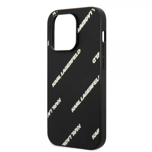 Karl Lagerfeld iPhone 14 Pro Deksel Logomania Svart